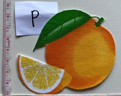 2 Patch Aplique Termocolante Laranja Tamanho P (2 Unidades)