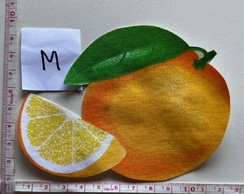 2 Patch Aplique Termocolante Laranja Tamanho m (2 Unidades)