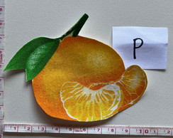 2 Patch Aplique Termocolante Tangerina Tamanho P (2 Unidade)