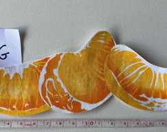 2 Patch Aplique Termocolante Tangerina Tamanho G 2 Unidades