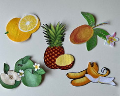 5 Patch Aplique Termocolante Frutas #1