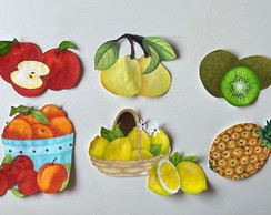 6 Patch Aplique Termocolante Frutas #4