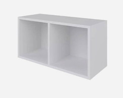 Nicho mdf Branco Tx Retangular com Fundo 30a x 60l x 24p cm