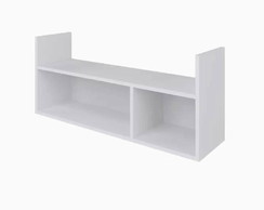Nicho mdf Branco Tx com Fundo e Divisórias 90l x 24p x 38a