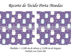 Recorte de Tecido Porta Moedas