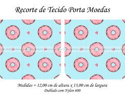 Recorte de Tecido Porta Moedas