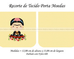 Recorte de Tecido Porta Moedas