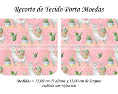 Recorte de Tecido Porta Moedas