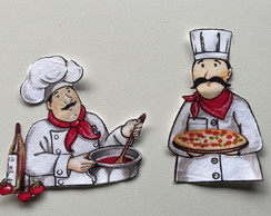 2 Patch Aplique Termocolante Chef Bon Appetit