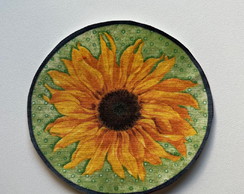2 Patch Aplique Termocolante Girassol #6 ( 2 Unidades )