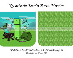 Recorte de Tecido Porta Moedas