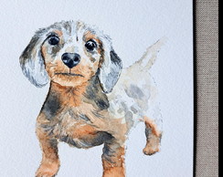 Aquarela - Cachorro