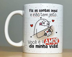 Caneca Porcelana Namorados Marido e Esposa