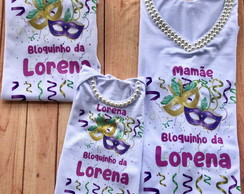 Camisetas Bloquinho de Carnaval Personalizadas