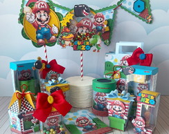 Kit Festa Super Mario + Brindes