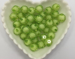 Bola Sextavada com Miolo Verde 12mm 50 Unidades