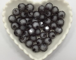 Bola Sextavada com Miolo Preto 12mm 50 Unidades
