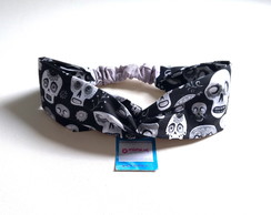 Kit 2 Bandanas Rock Caveiras Mexicanas