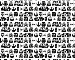 Tecido Star Wars Roupas Corte Costura - 140 cm x 100 Cm.