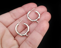 Base Argola com Saída Prateada