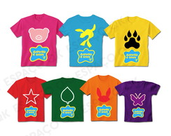 Kit Camisetas Infantis Aventureiros Luccas Neto com 7
