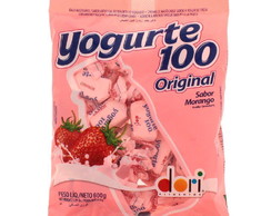 100 Bala Personalizada - Bala de Yogurt