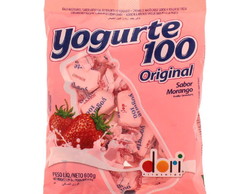 100 Bala Personalizada - Bala de Yogurt