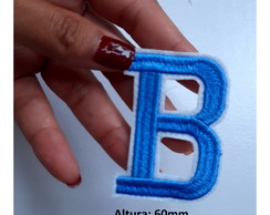 Kit 5 Letras Alfabeto Patch Aplique Bordado Termocolante 6cm