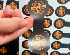Lacre Adesivo Personalizado - 500 Unidades