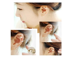 Piercing Auricular Fake Bolinha Pérola Falsa /