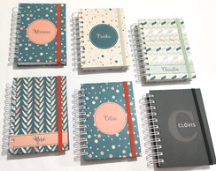 Agenda 11x15cm - Mini - Datada 2025 - 40 Unidades