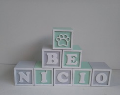 Kit com 8 Cubos com Molduras 7×7