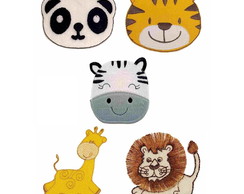 Patch Aplique Termodolante Safari - Kit 5 Pç