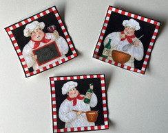 3 Patch Aplique Termocolante Chef Bon Appetit