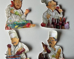 4 Patch Aplique Termocolante Chef Bon Appetit
