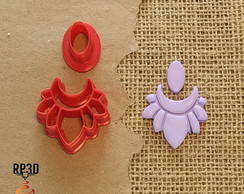 023-kit 2 Cortadores p/ Brincos Fimo Cerâmica Pvclay