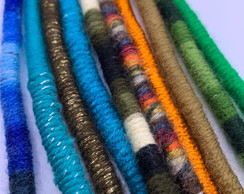 Aplique para Cabelo Dread de Linha com 10 Unidades Mar