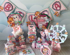 Kit Luxo Festa Skye Patrulha Canina - 30 Itens