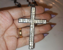 Colar Duplo com Crucifixo