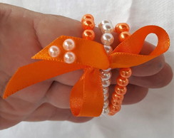Conjunto de Pulseira Infantil de Perolas