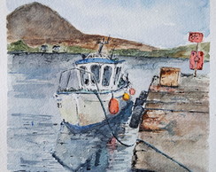 Aquarela -barco