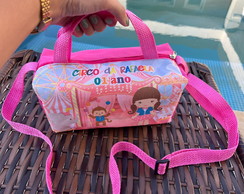 Bolsa Personalizada Transversal Circo Lembrancinha Infantil