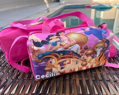 Bolsa Box Transversal Personalizada Aladdin Lembrancinha