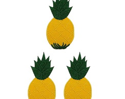 Fruta Abacaxi G Patch Aplique Bordado Termocolante 3 un