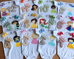 Kit Mesversário Menina Super Luxo Princesa