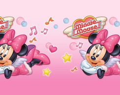 Tecido Minnie Deitada Anjo Musical 140 x 100 Cm.