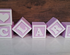 Kit com 4 Cubos 7×7 com Molduras