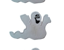 Fantasma Patch Aplique Bordado Termocolante 3un