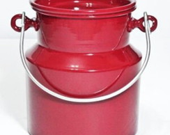 Leiteira de Alumínio 1 Litro Cor Vinho Metalizada
