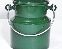 Leiteira de Alumínio 1 Litro Cor Verde Escuro Metalizada
